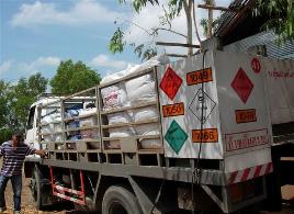 1 of 4 lorry loads of fishing tackle and nets delivered