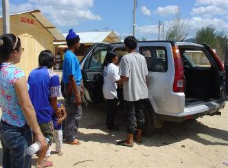 The day we arrived we fill our CRv with as much as we could carry - this was more a learning exercise
