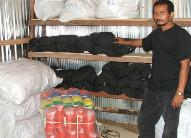 Headman Maitree shows off some of the new Fishing tackle